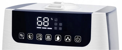 Ultragarsinis oro drėkintuvas su HEPA filtru, UV sterilizacija ir pulteliu