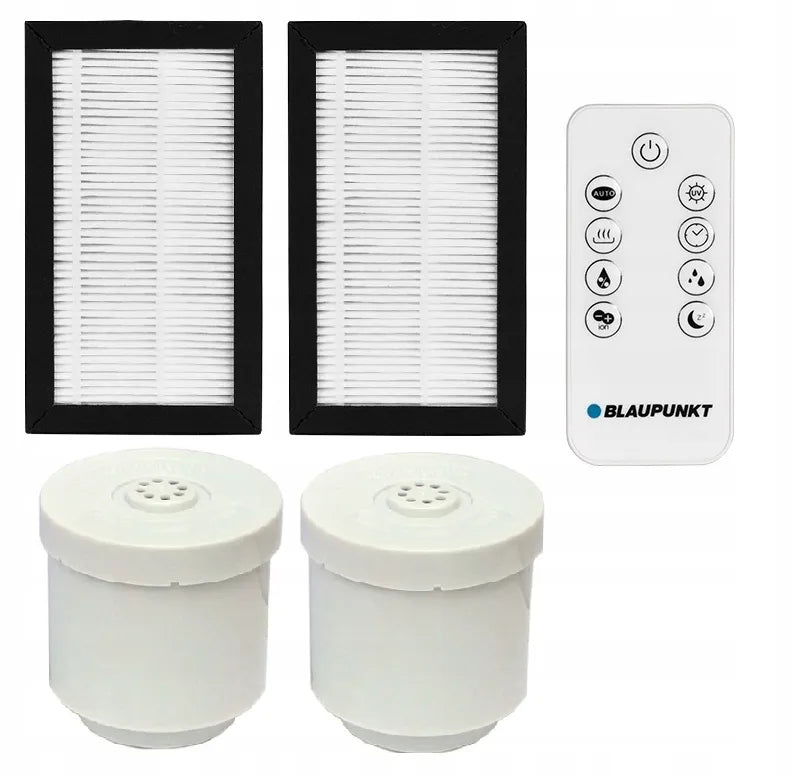 Ultragarsinis oro drėkintuvas su HEPA filtru, UV sterilizacija ir pulteliu