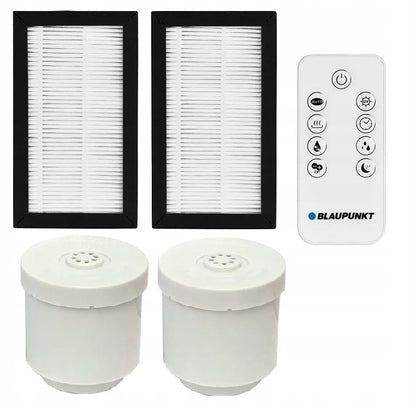 Ultragarsinis oro drėkintuvas su HEPA filtru, UV sterilizacija ir pulteliu