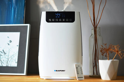 Ultragarsinis oro drėkintuvas su HEPA filtru, UV sterilizacija ir pulteliu