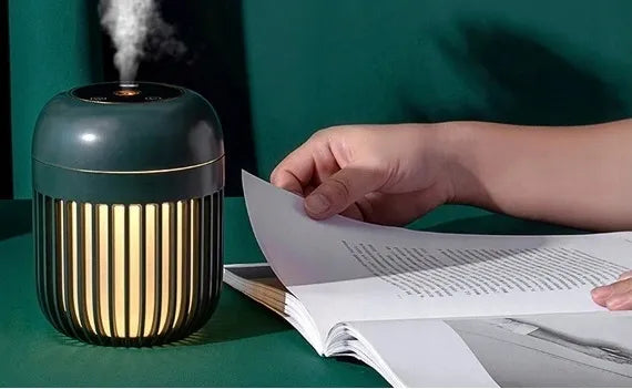 Ultragarso oro drėkintuvas su apšvietimu, žalias, InnoGIO GIOHYGRO LIGHT GIO-190