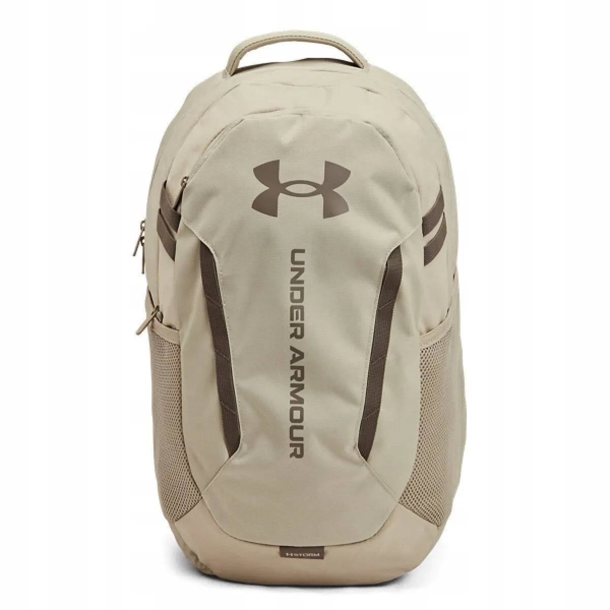 Under Armour Hustle 6.0 unisex sportinė kuprinė, smėlio spalvos