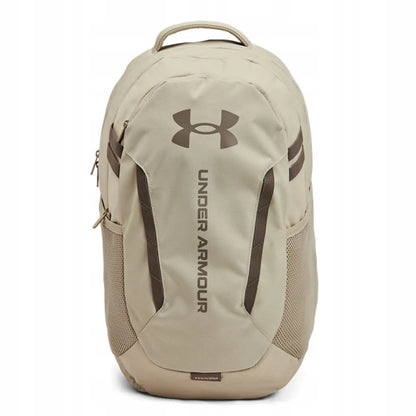 Under Armour Hustle 6.0 unisex sportinė kuprinė, smėlio spalvos