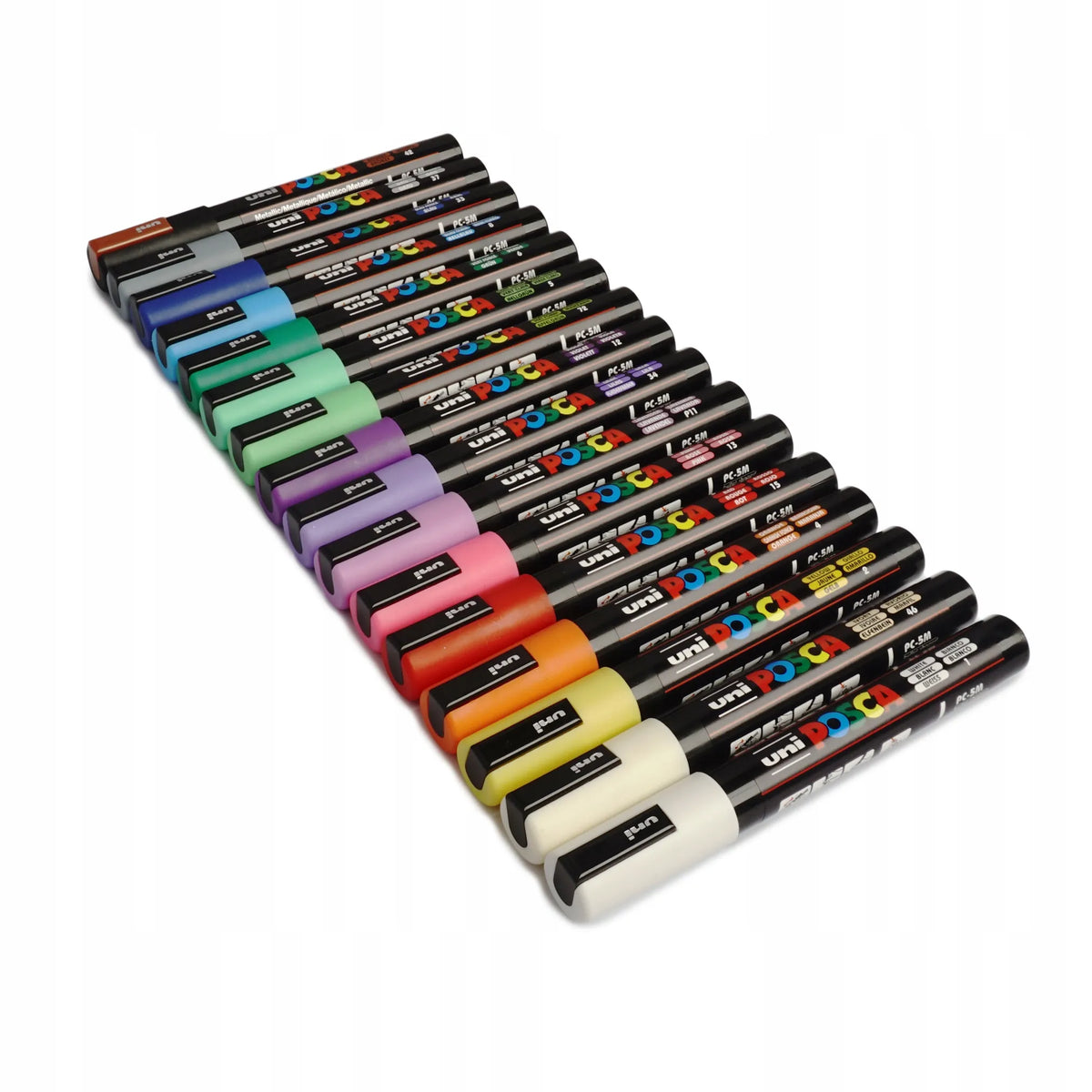 „Uni Posca POSCA-5M“ markerių rinkinys, 16 vnt., dėžutėje