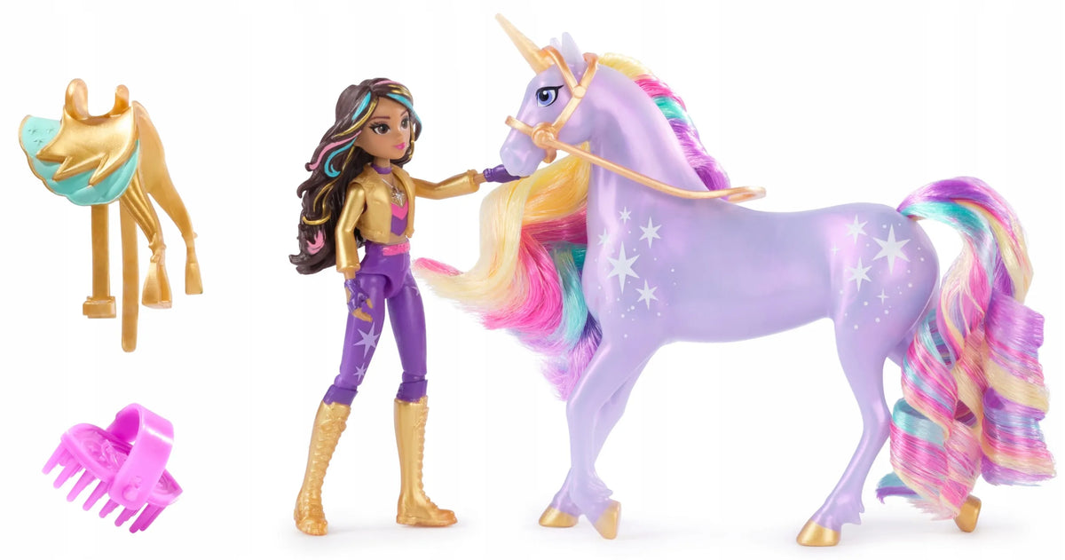 „Unicorn Academy“ rinkinys: Sophia lėlė ir Wildstar vienaragis
