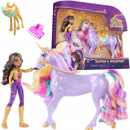 „Unicorn Academy“ rinkinys: Sophia lėlė ir Wildstar vienaragis