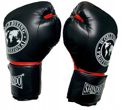 Universalaus bokso pirštinės 12OZ treniruotėms, boksui, kikboksui, MMA - Shindo