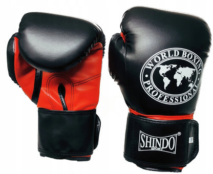 Universalaus bokso pirštinės 12OZ treniruotėms, boksui, kikboksui, MMA - Shindo