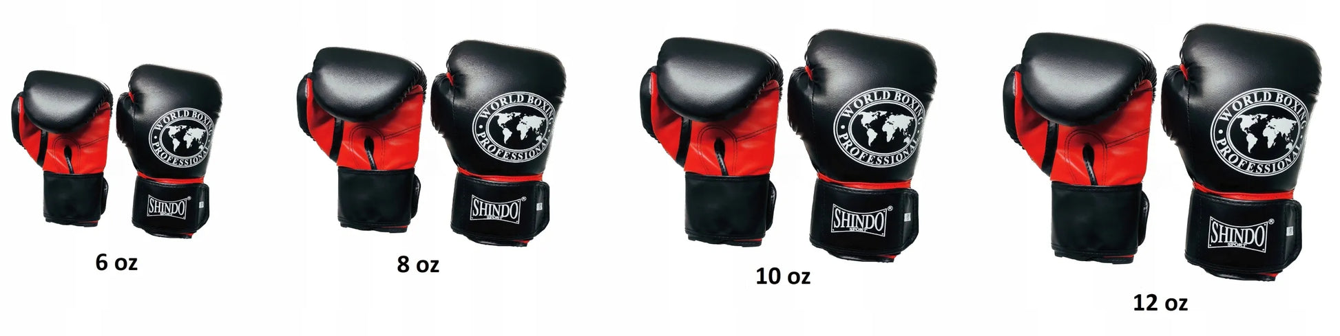 Universalaus bokso pirštinės 12OZ treniruotėms, boksui, kikboksui, MMA - Shindo