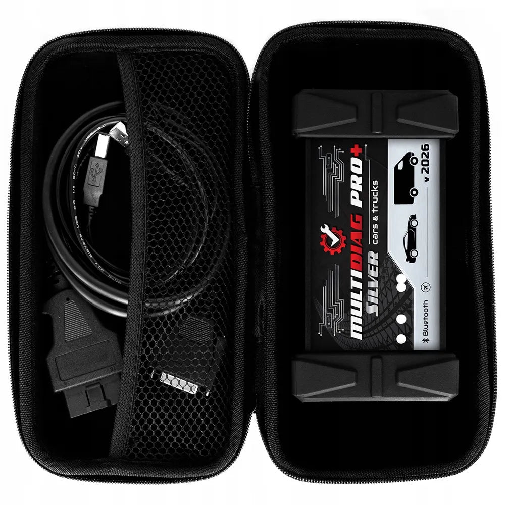 Universalus diagnostikos testeris MultiDiag Pro+ 8 laidai Silver Bluetooth PL