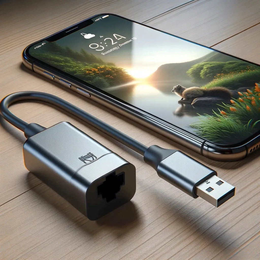 USB į Ethernet adapteris, tinklo plokštė, LAN šakotuvas, USB Gigabit RJ45