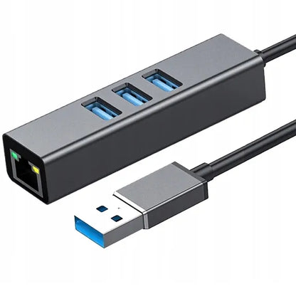 USB į Ethernet adapteris, tinklo plokštė, LAN šakotuvas, USB Gigabit RJ45