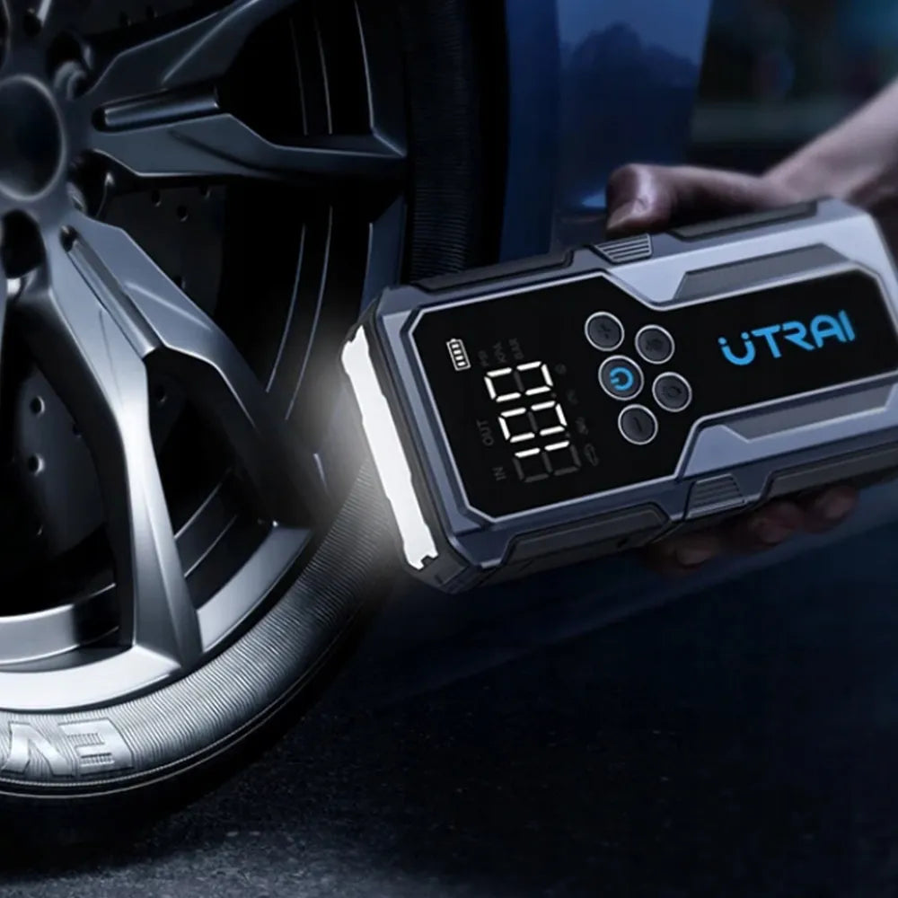 UTRAI JSTAR 9 automobilinis paleidiklis (boosteris) su kompresoriumi 1500A 10 BAR