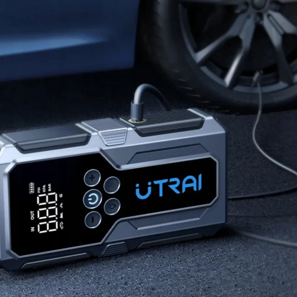 UTRAI JSTAR 9 automobilinis paleidiklis (boosteris) su kompresoriumi 1500A 10 BAR