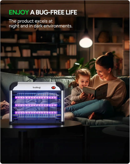 UV LED vabzdžių gaudyklė 3800V uodams ir musėms