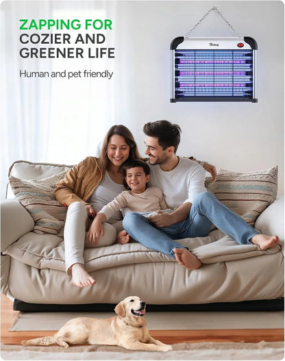 UV LED vabzdžių gaudyklė 3800V uodams ir musėms