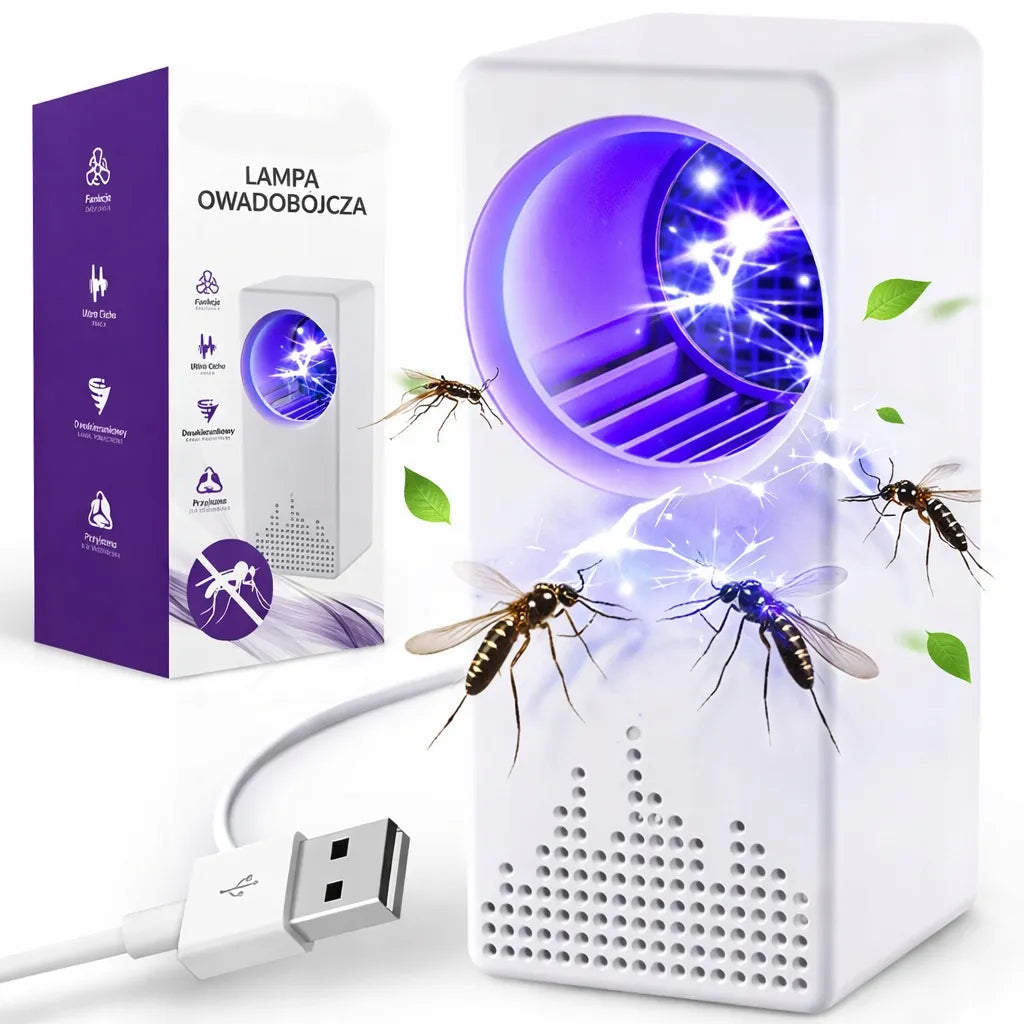 UV LED vabzdžių gaudyklė – lempa nuo uodų ir musių