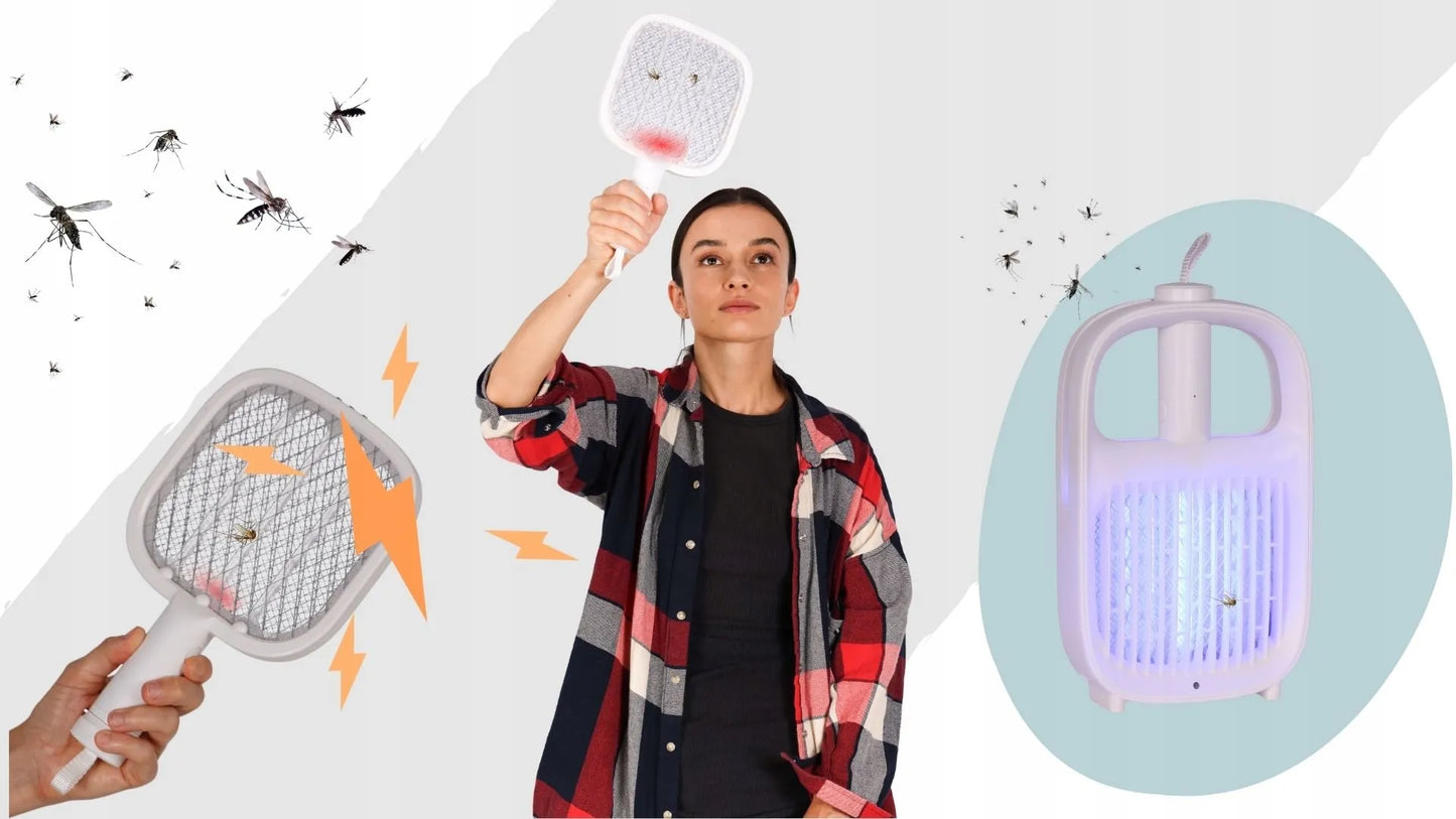UV lempa nuo uodų ir musių su elektriniu muštuku USB