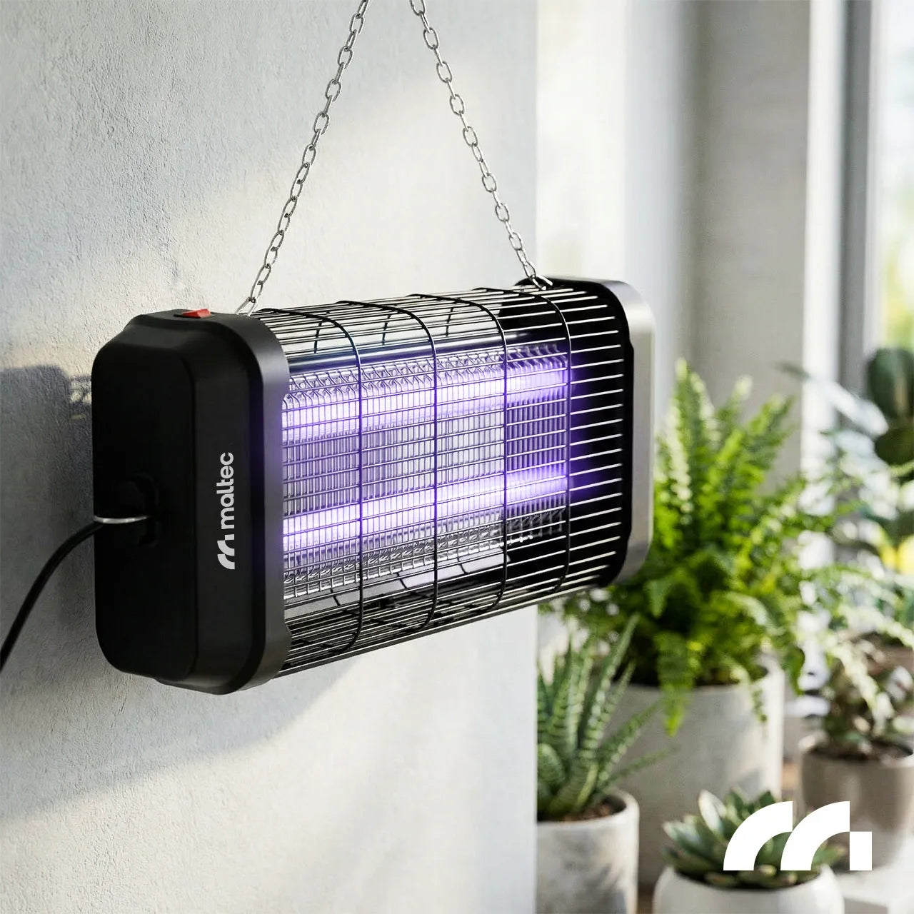 UV vabzdžių gaudyklė nuo uodų ir musių 20W 3800V