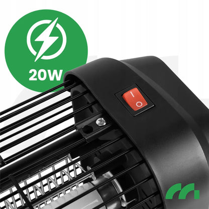 UV vabzdžių gaudyklė nuo uodų ir musių 20W 3800V