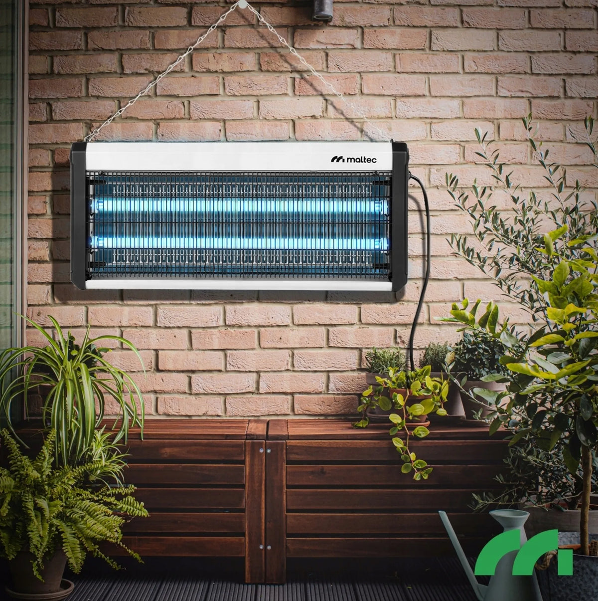 UV vabzdžių gaudyklė nuo uodų, musių ir kitų vabzdžių, 40 W, 3800 V – MalTec MasterKiller40W