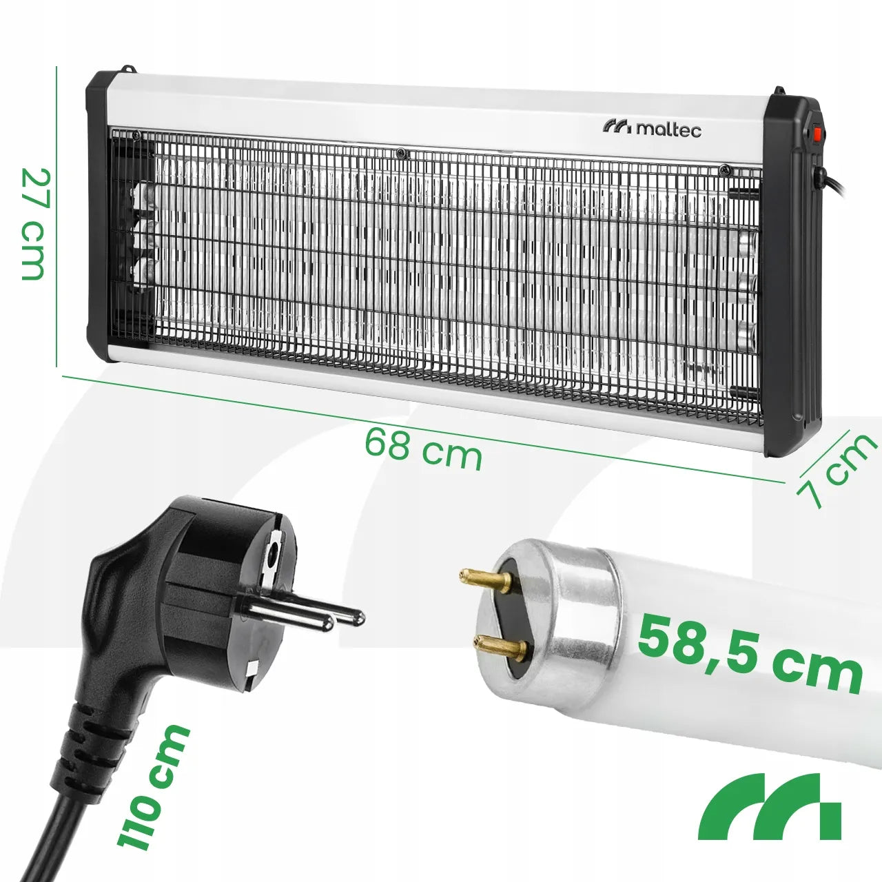 Vabzdžių gaudyklė MalTec MasterKiller60W UV 60W 3800V