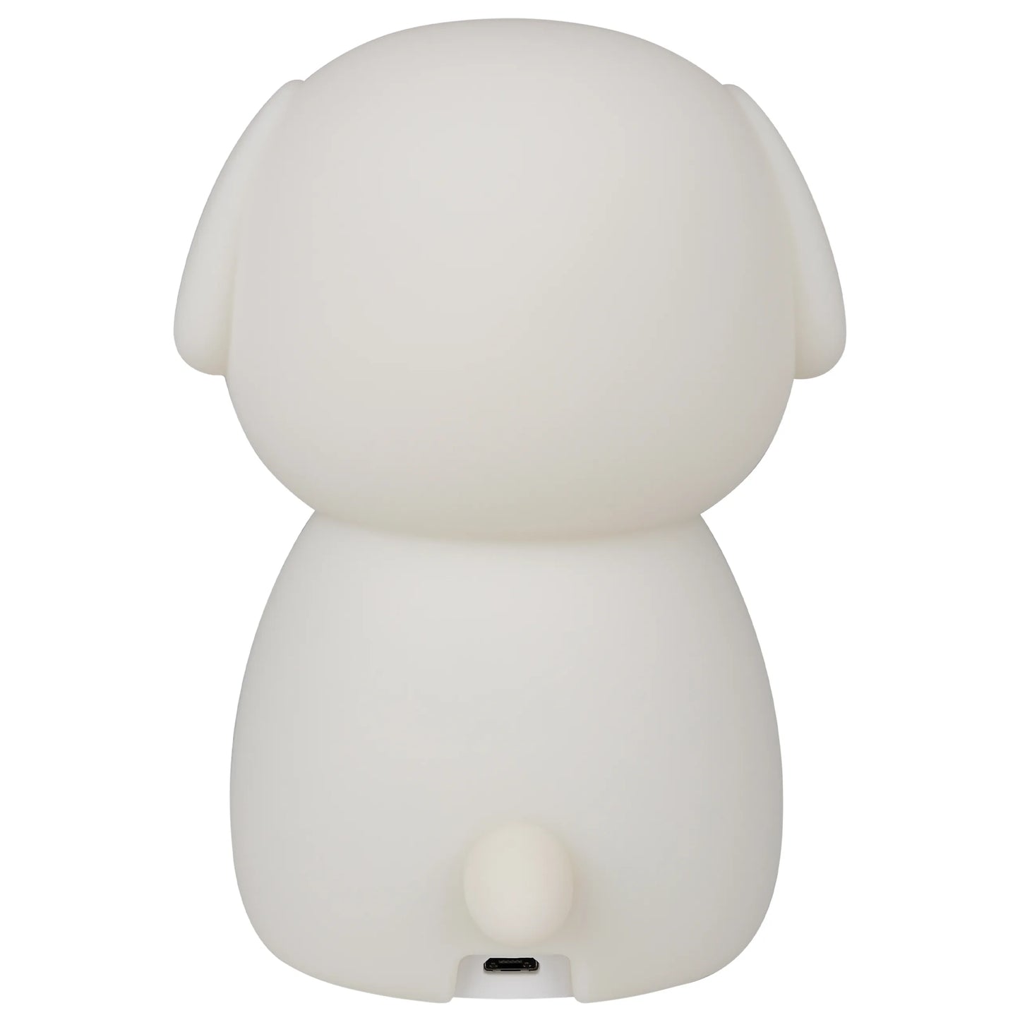 Vaikiška naktinė lemputė šuniukas, minkšta, spalvota RGB LED, USB, silikoninė