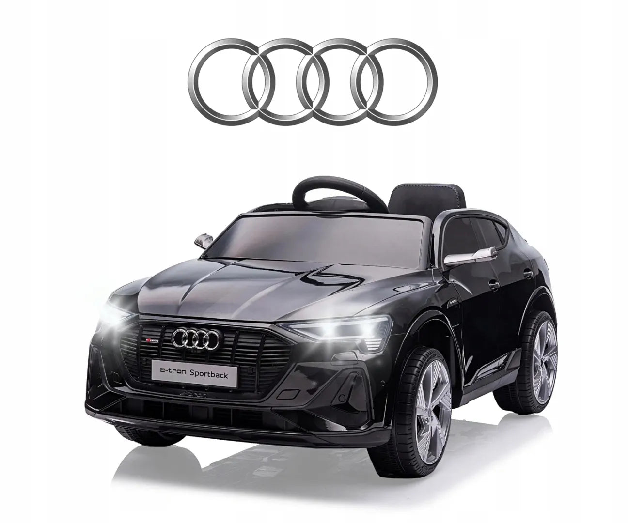 Vaikiškas akumuliatorinis automobilis XXL Audi E-Tron Sportback 4x4