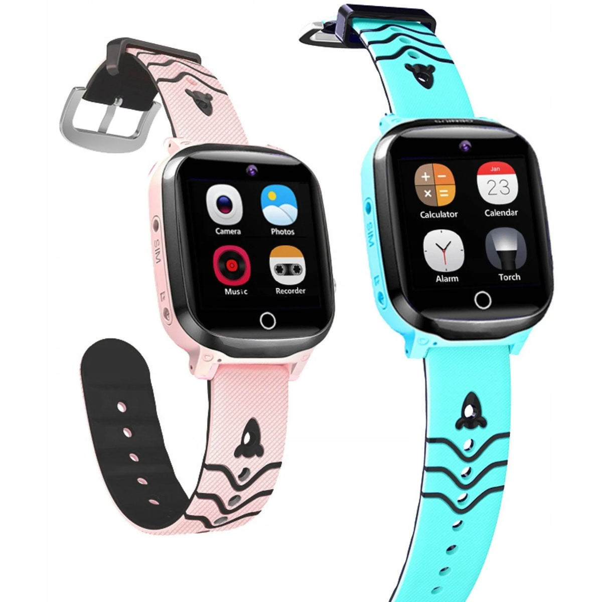 Vaikiškas išmanusis laikrodis WonderWatch A5s, violetinis