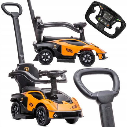 Vaikiškas stumdukas su daiktų skyreliu Lamborghini Essenza SCV12 Sun Baby