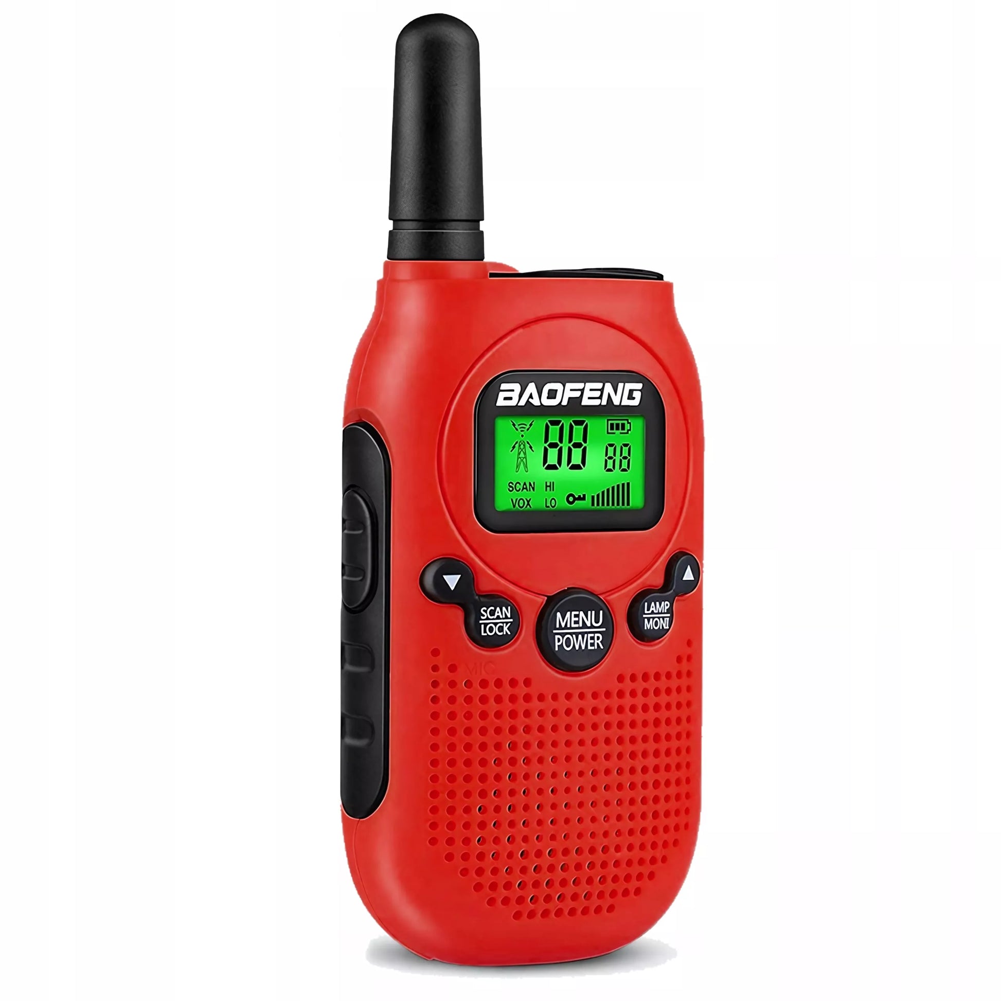 Vaikiškos radijo stotelės BAOFENG BF-T6 Panda PMR, LED žibintuvėlis, USB, 2 vnt.