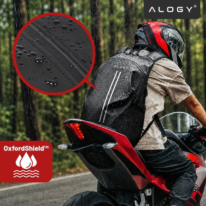 Vandeniui atspari motociklininko kuprinė šalmui, turistinė, sportinė, 40L
