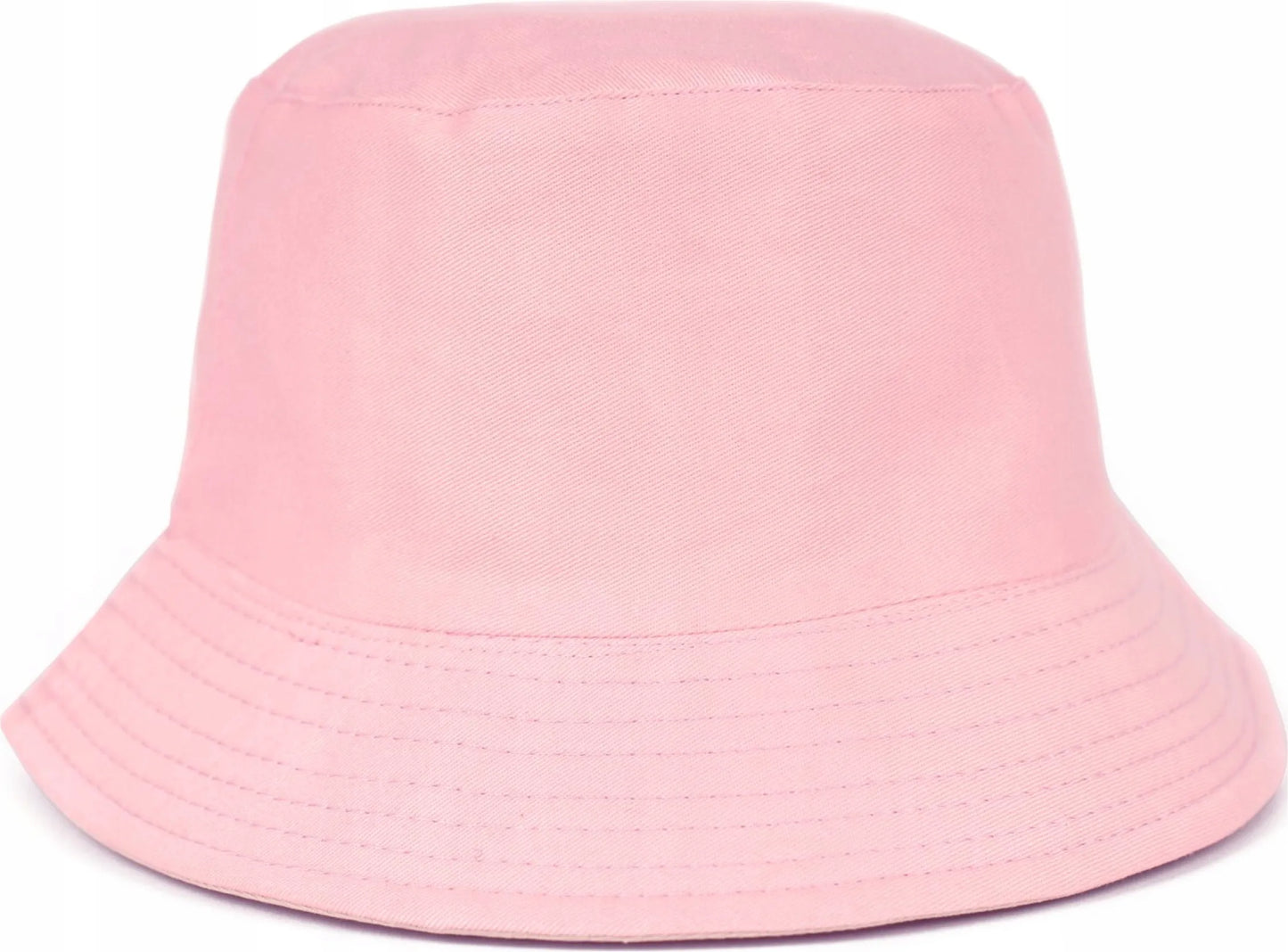 Vasaros kepurė Double Bucket – dvipusė, natūrali, sulankstoma, šviesiai rožinė