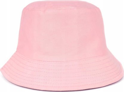 Vasaros kepurė Double Bucket – dvipusė, natūrali, sulankstoma, šviesiai rožinė