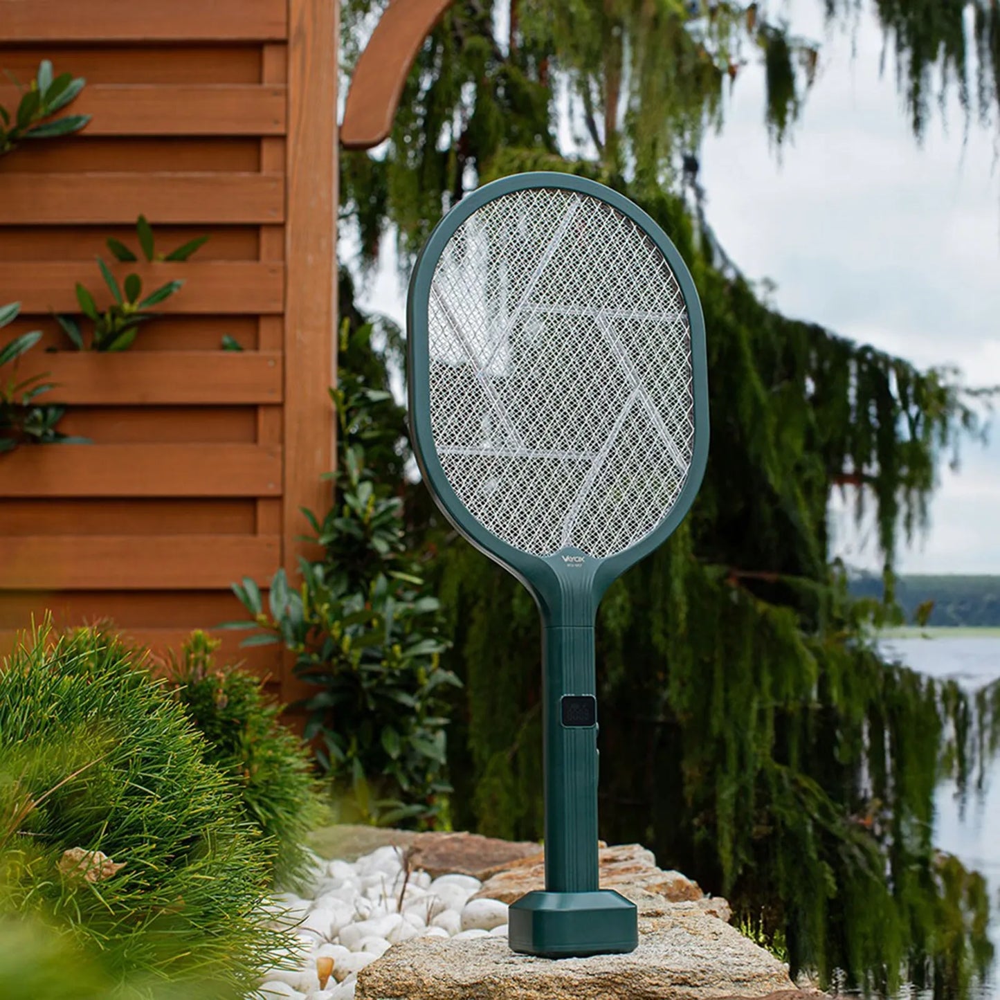 VAYOX 2-in-1 elektrinė UV vabzdžių gaudyklė ir musmušis
