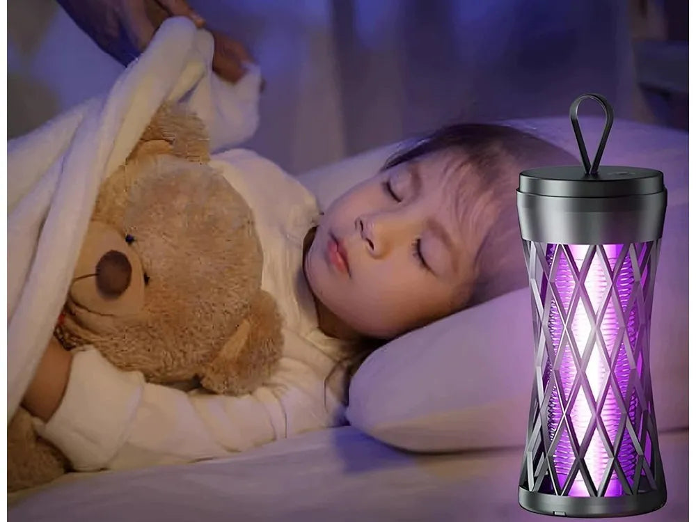 Veiksminga UV elektrinė vabzdžių gaudyklė nuo uodų ir musių
