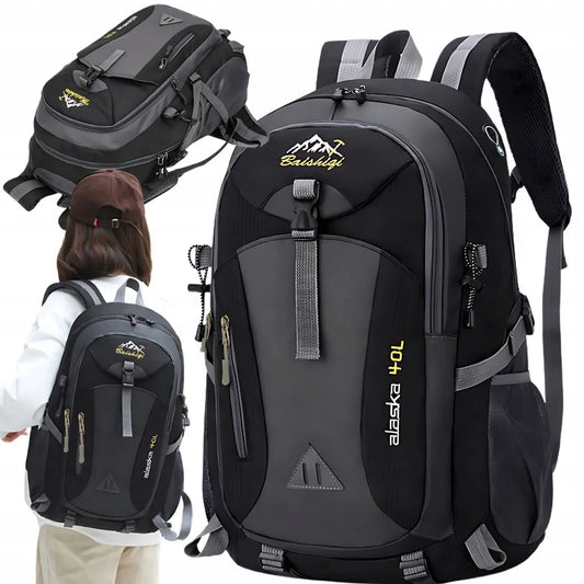 Verk Group juoda turistinė kuprinė 40 l, kelioninė ir žygių kuprinė