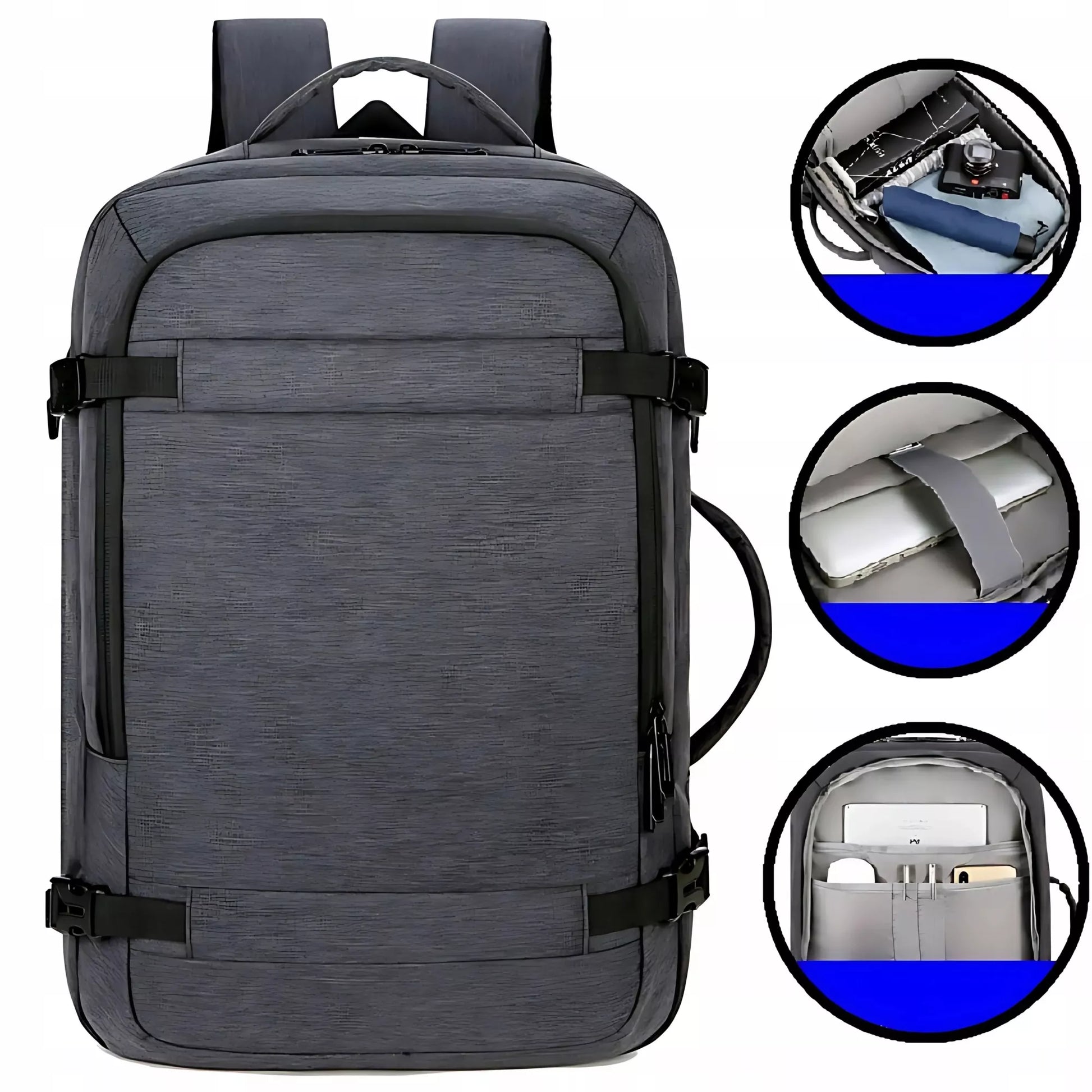 Verslas nešiojamojo kompiuterio kuprinė daugiafunkcinė kuprinė lėktuvui kelioninė