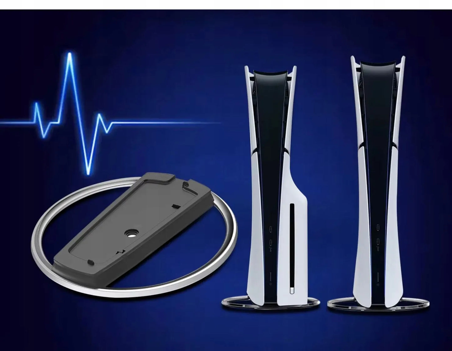Vertikalus stovas su adapteriu, skirtas PlayStation 5 PS5 FAT / Slim / Pro