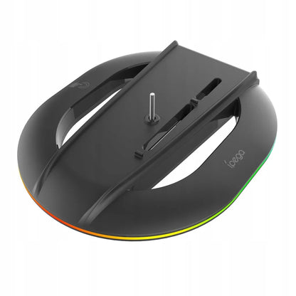 Vertikalus stovas su RGB apšvietimu, skirtas Sony PlayStation 5 / PS5 Slim / Pro