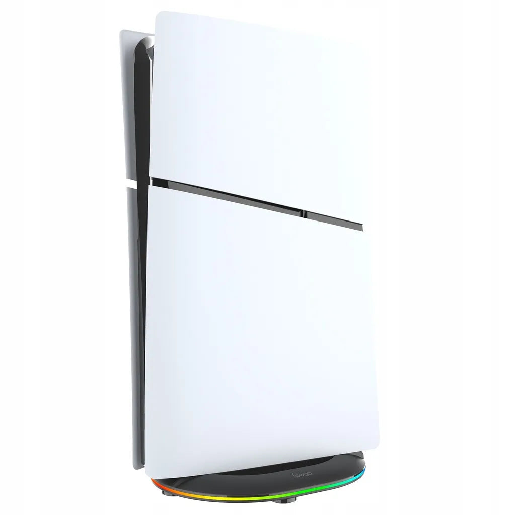 Vertikalus stovas su RGB apšvietimu, skirtas Sony PlayStation 5 / PS5 Slim / Pro