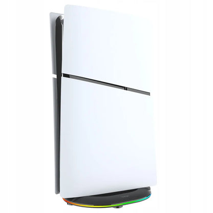 Vertikalus stovas su RGB apšvietimu, skirtas Sony PlayStation 5 / PS5 Slim / Pro