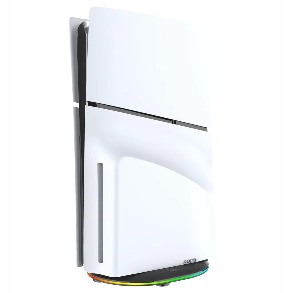 Vertikalus stovas su RGB apšvietimu, skirtas Sony PlayStation 5 / PS5 Slim / Pro
