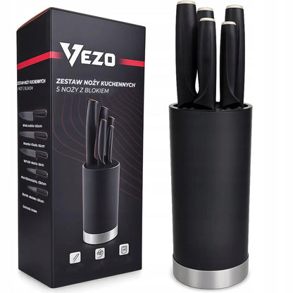 VEZO peilių rinkinys 5 vnt. stove, duonos peilis, virėjo peilis