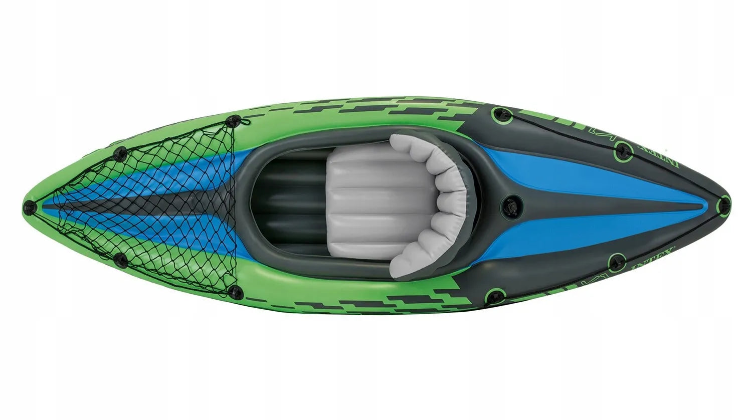 Vienvietė baidarė Challenger K1 Intex 68305 su pompa, irklu ir krepšiu
