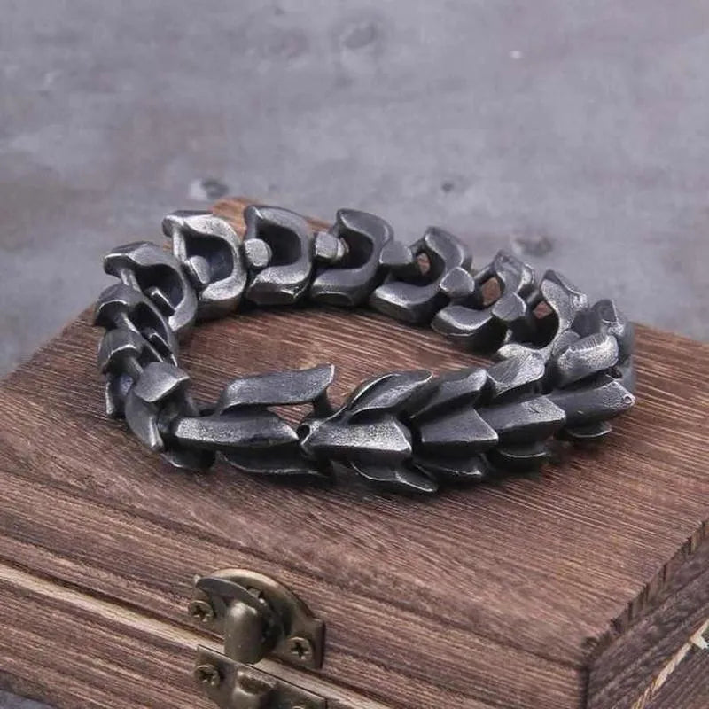 Vikingų Thor vilko apyrankė vyrams iš 316L chirurginio plieno