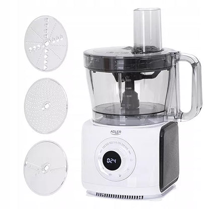 Virtuvinis kombainas Adler 2000W 3,5L 12 viename 7 greičių LCD