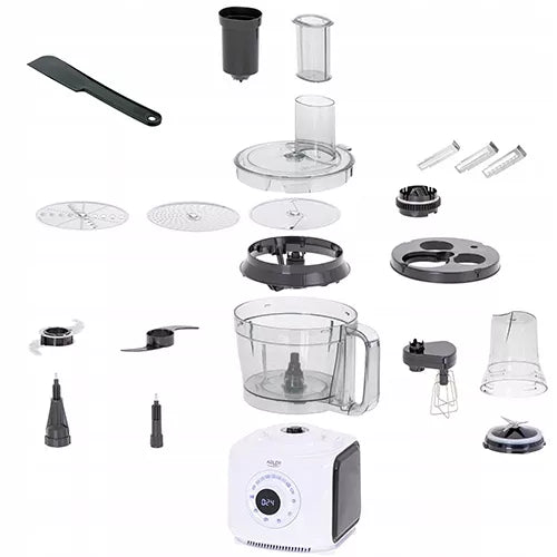 Virtuvinis kombainas Adler 2000W 3,5L 12 viename 7 greičių LCD