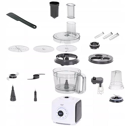Virtuvinis kombainas Adler 2000W 3,5L 12 viename 7 greičių LCD