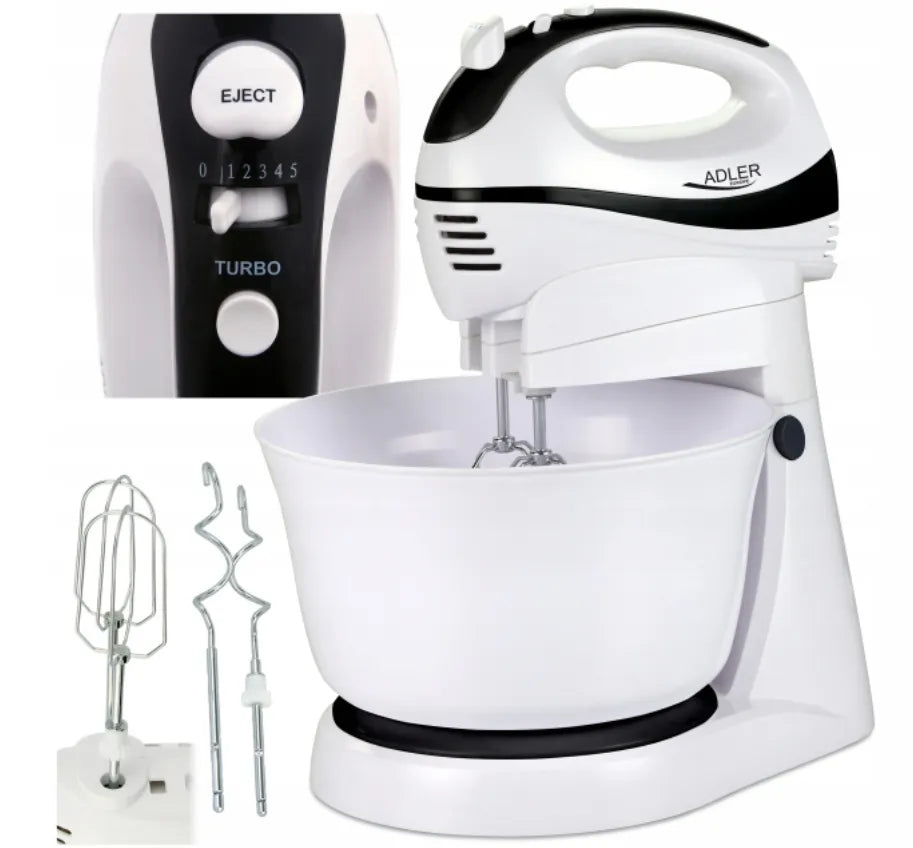 Virtuvinis robotas mikseris su sukamu dubeniu Adler AD4206 550W Turbo